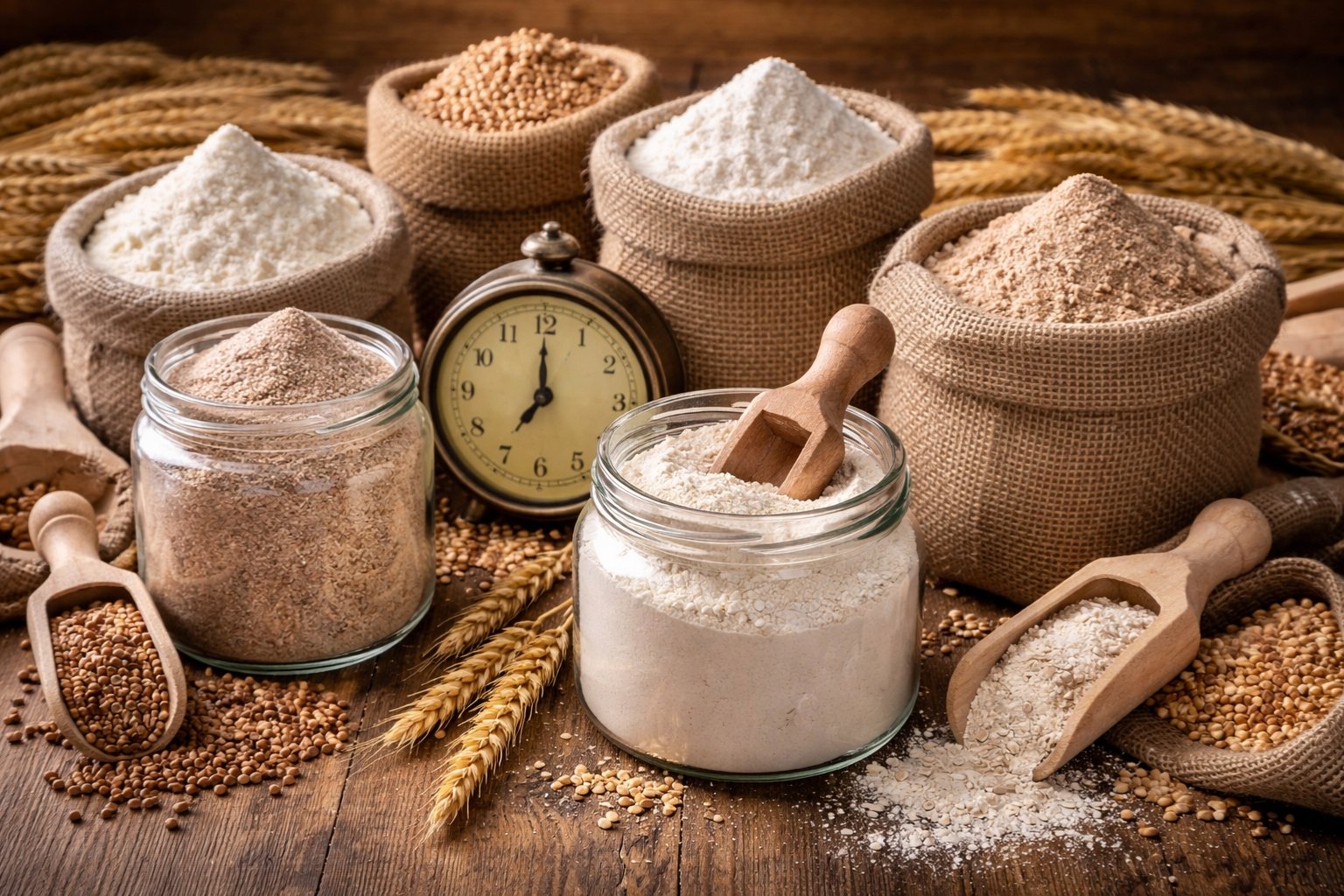 Combien de temps se conserve la farine au blé, sarrasin