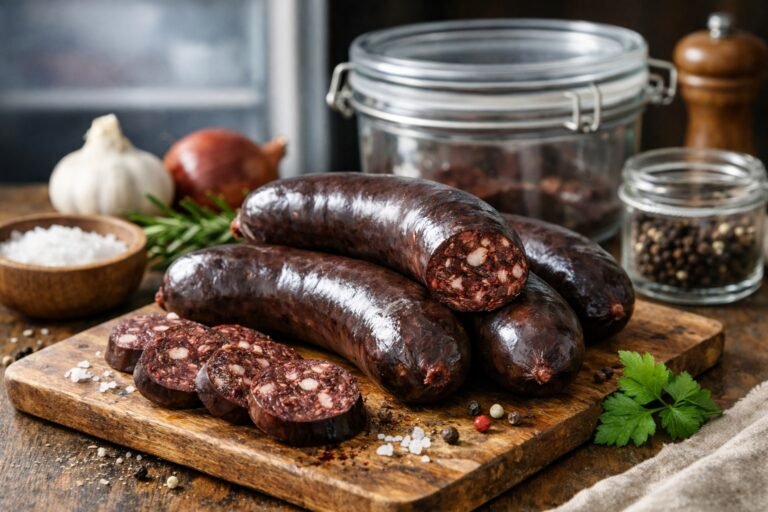 Combien de temps se conserve le boudin noir frais