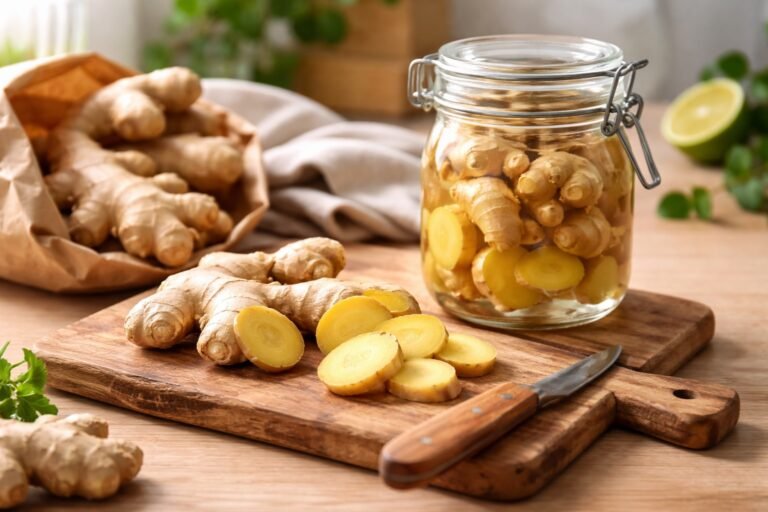 Combien de temps se conserve le gingembre frais