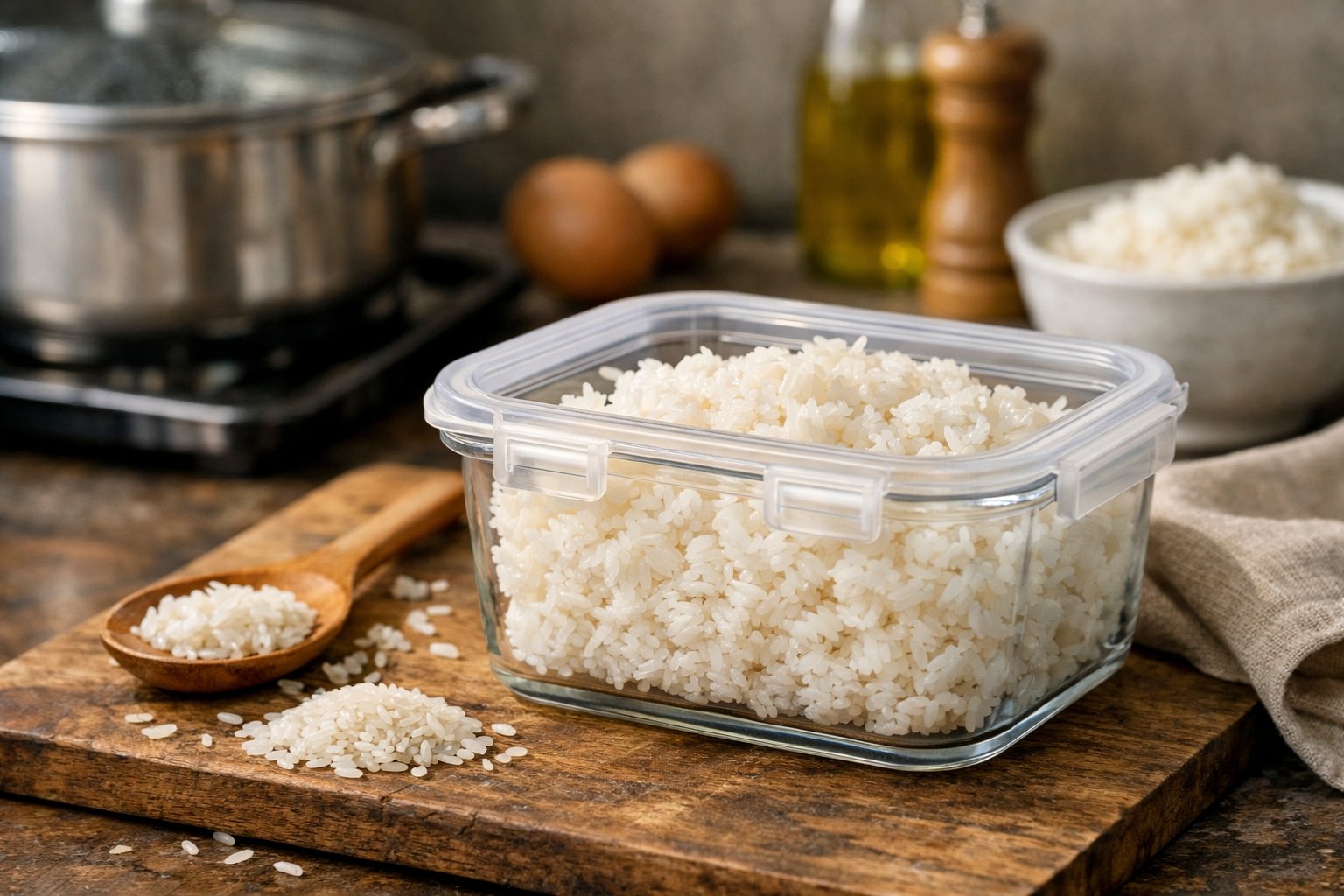 Combien de temps se conserve le riz cuit au frigo