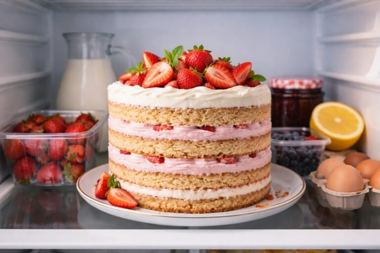 Combien de temps se conserve un layer cake au frigo