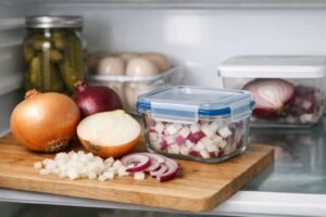 Combien de temps se conserve un oignon au frigo coupé ou non