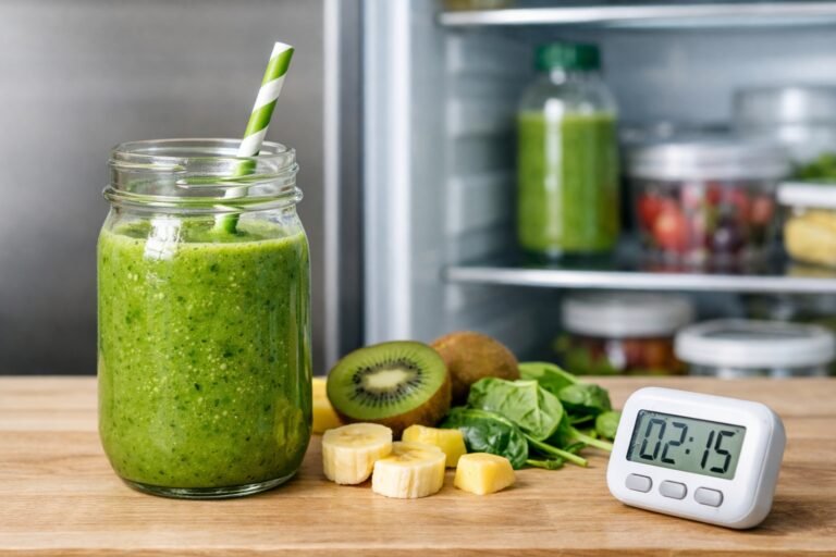 Combien de temps se conserve un smoothie maison au frigo