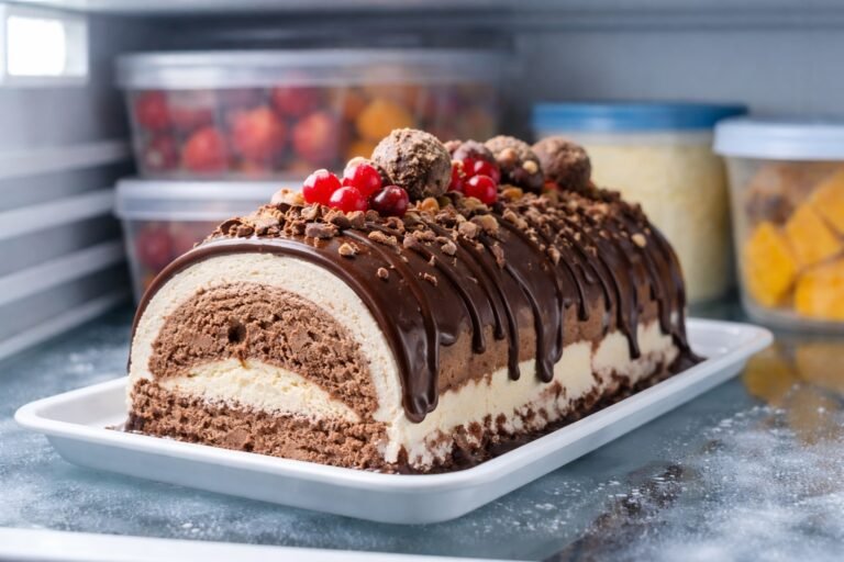 Combien de temps se conserve une bûche glacée