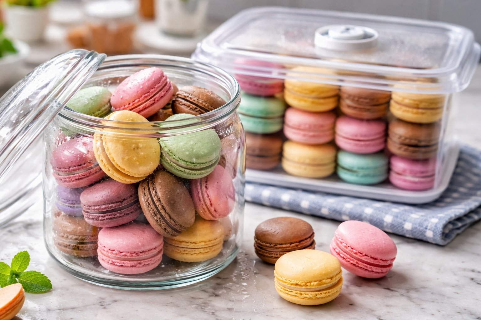 Combien de temps se conservent les macarons