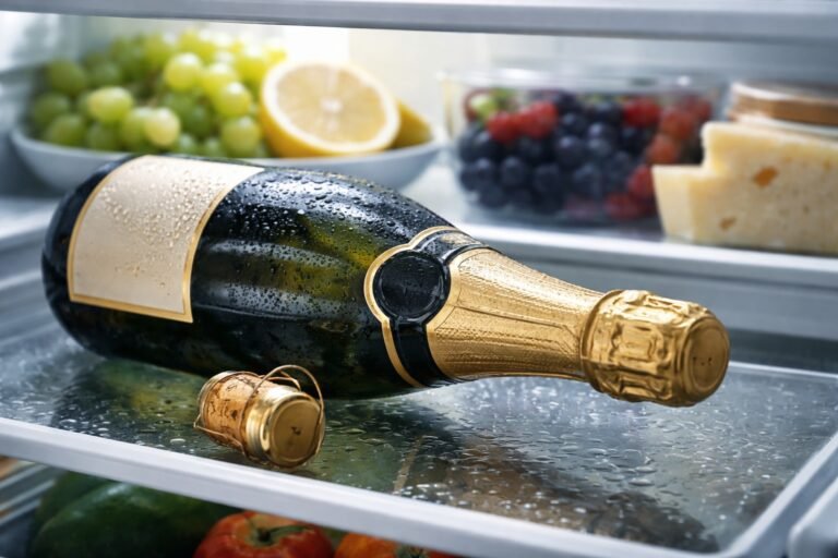 combien de temps se conserve le champagne au frigo