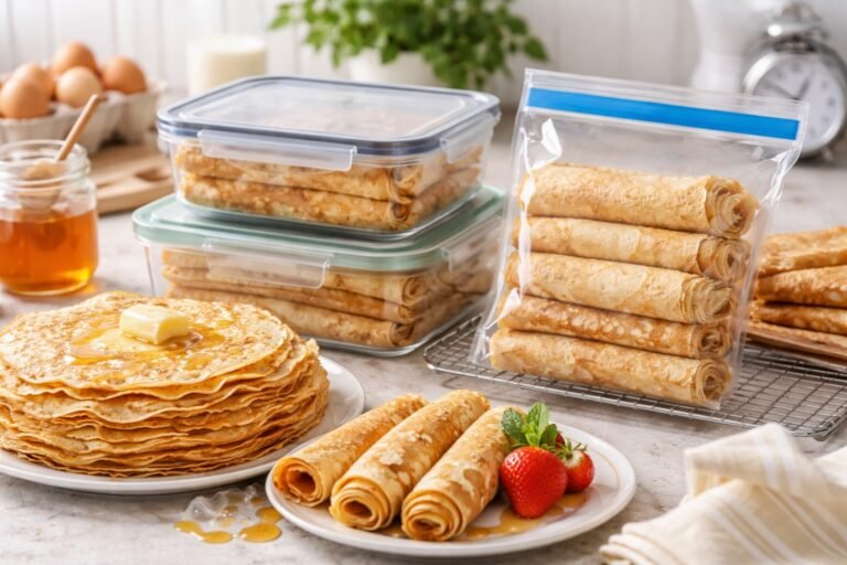 Combien de temps se conserve des crêpes maison