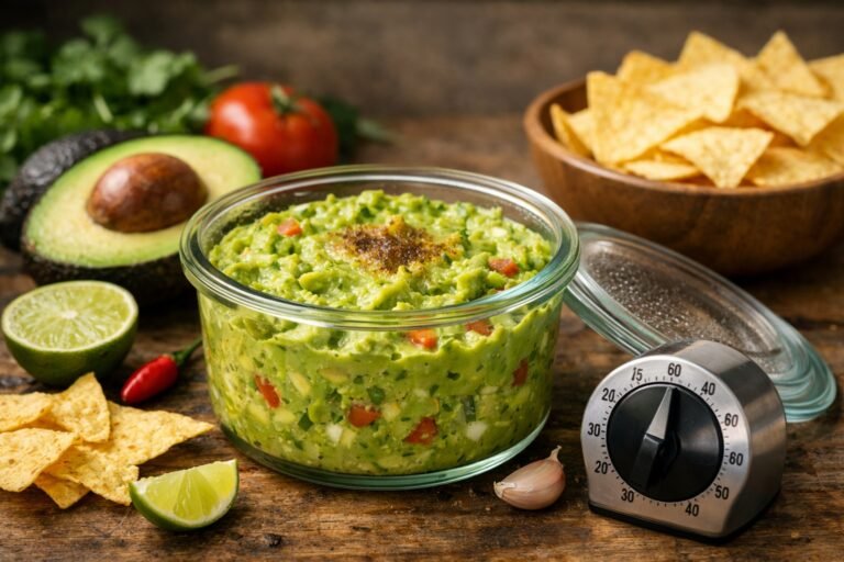 Combien de temps se conserve le guacamole