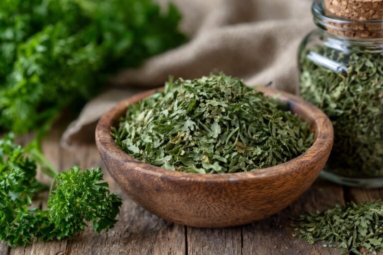 Combien de temps se conserve le persil séché