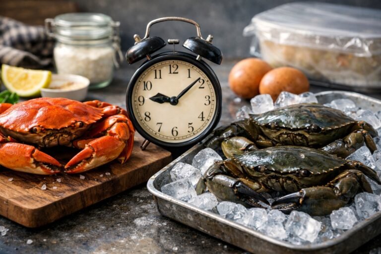 Combien de temps se conserve un crabe cuit ou cru