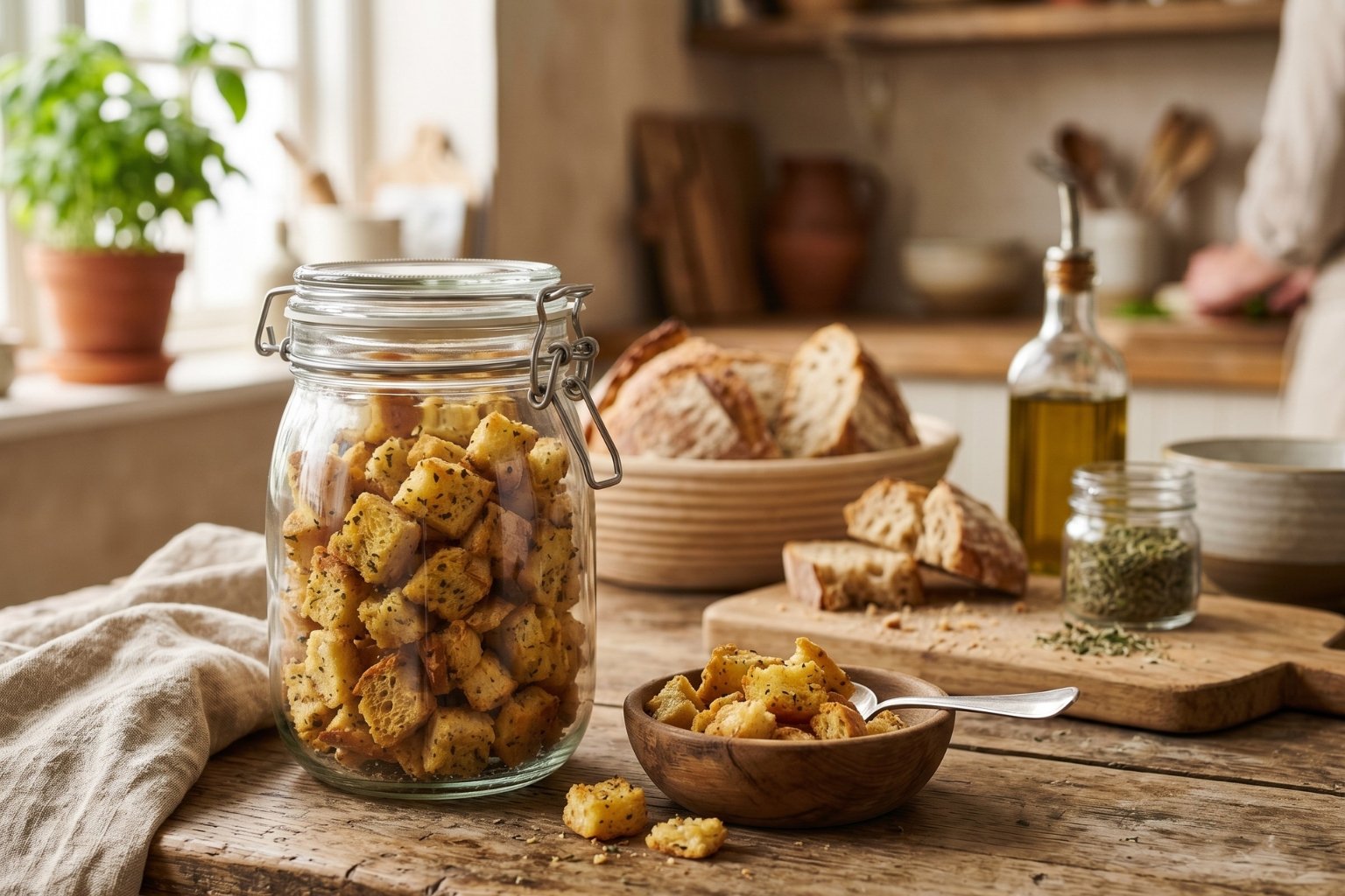 Combien de temps se conserve des croutons maison