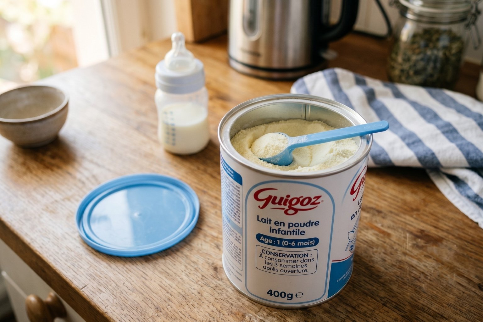 Combien de temps se conserve le lait en poudre