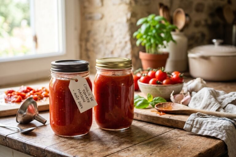 Combien de temps se conserve un coulis de tomate maison