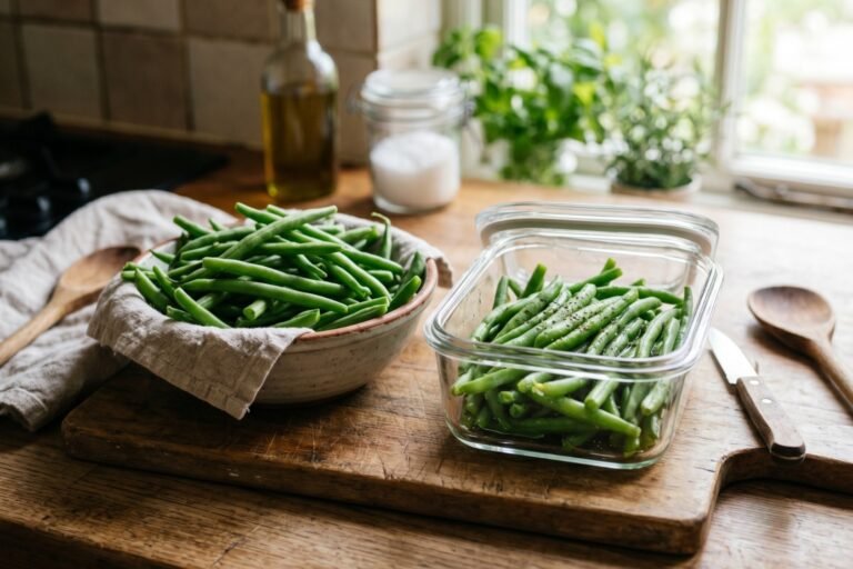 Combien de temps se conservent haricots verts cuits & crus