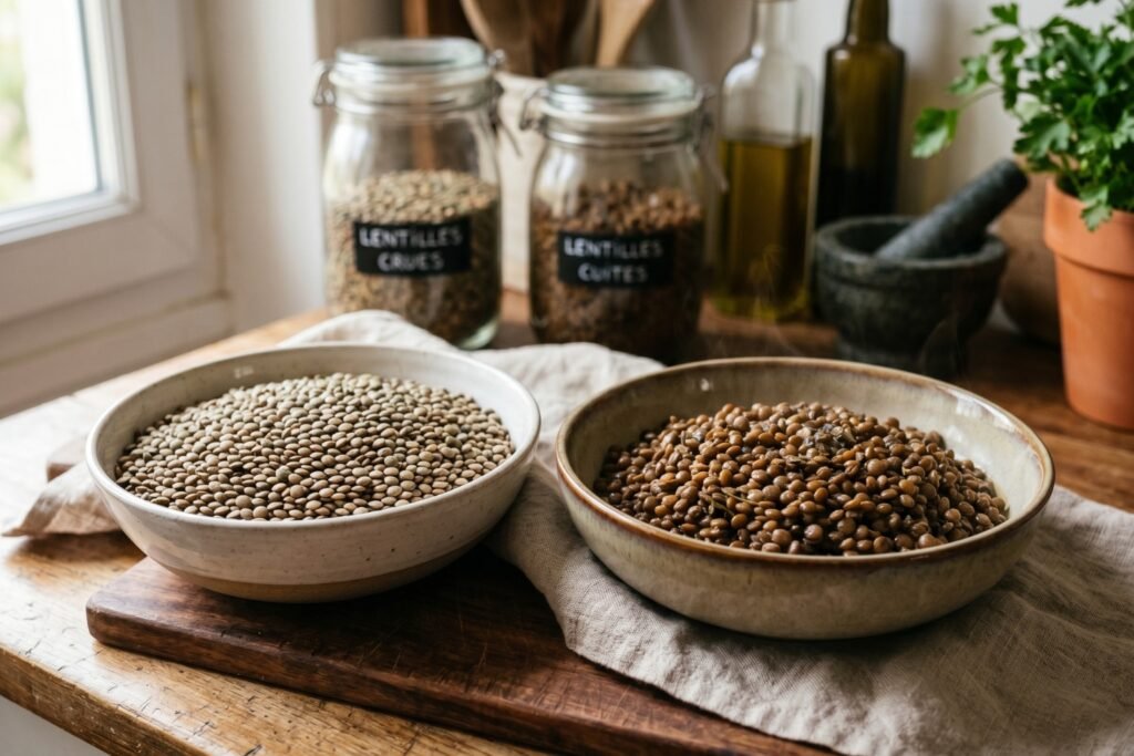 Combien de temps se conservent les lentilles cuites et crues