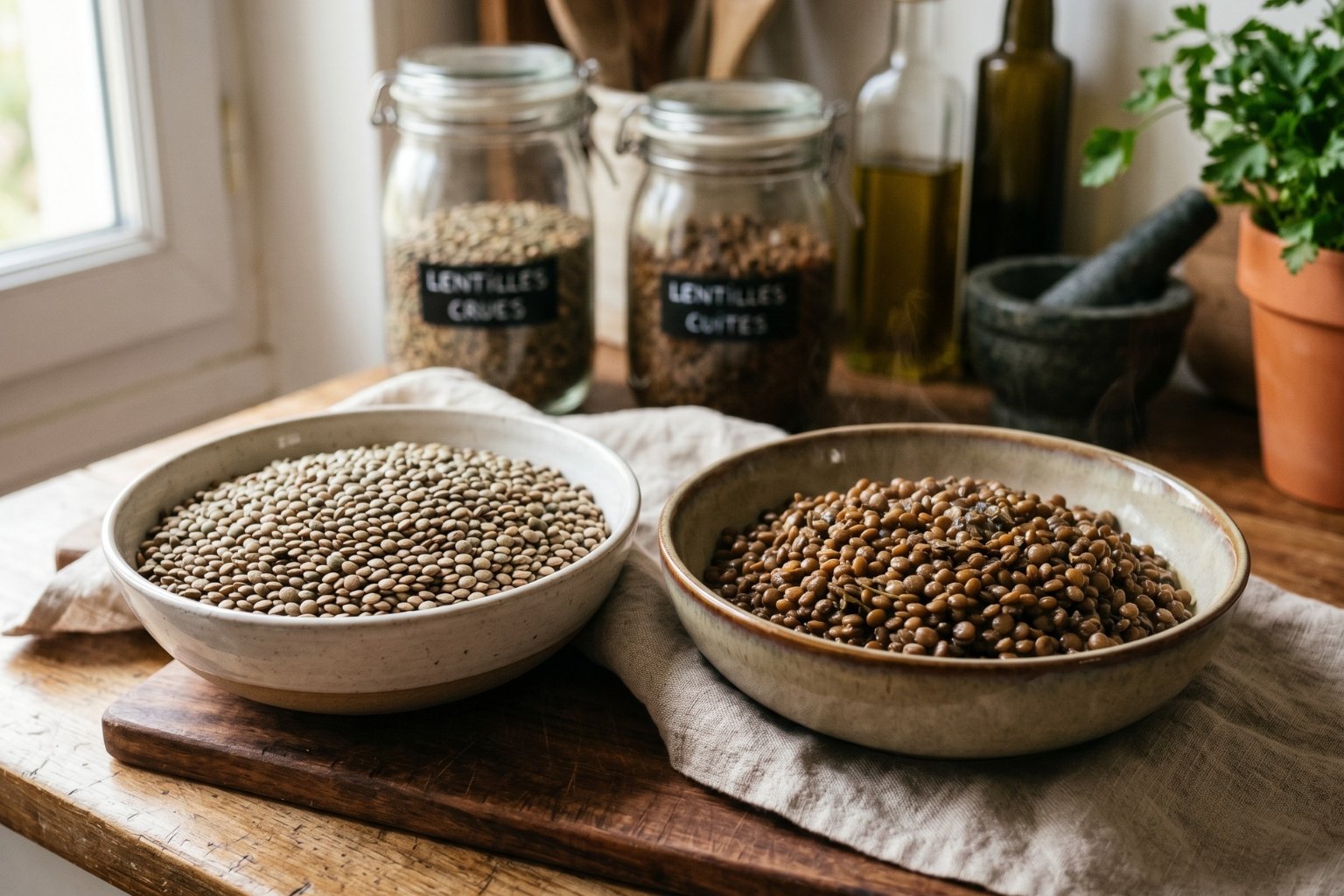 Combien de temps se conservent les lentilles cuites et crues